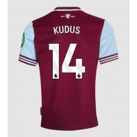 Fotballdrakt Herre West Ham United Mohammed Kudus #14 Hjemmedrakt 2024-25 Kortermet